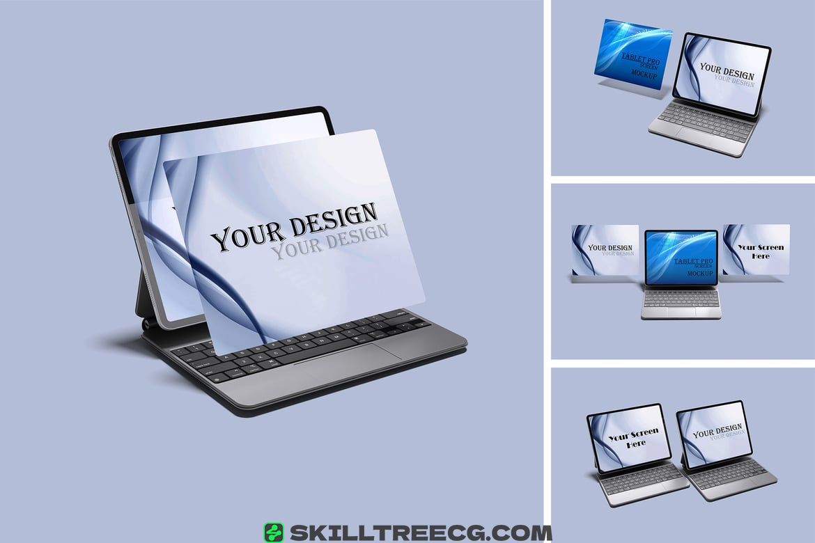 Tablet Screen Pro Mockup（019956）-技能树